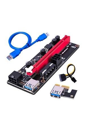 VER009S Riser Kart USB 3.0 PCI-E 1X To 16X Genişletici Yükseltici